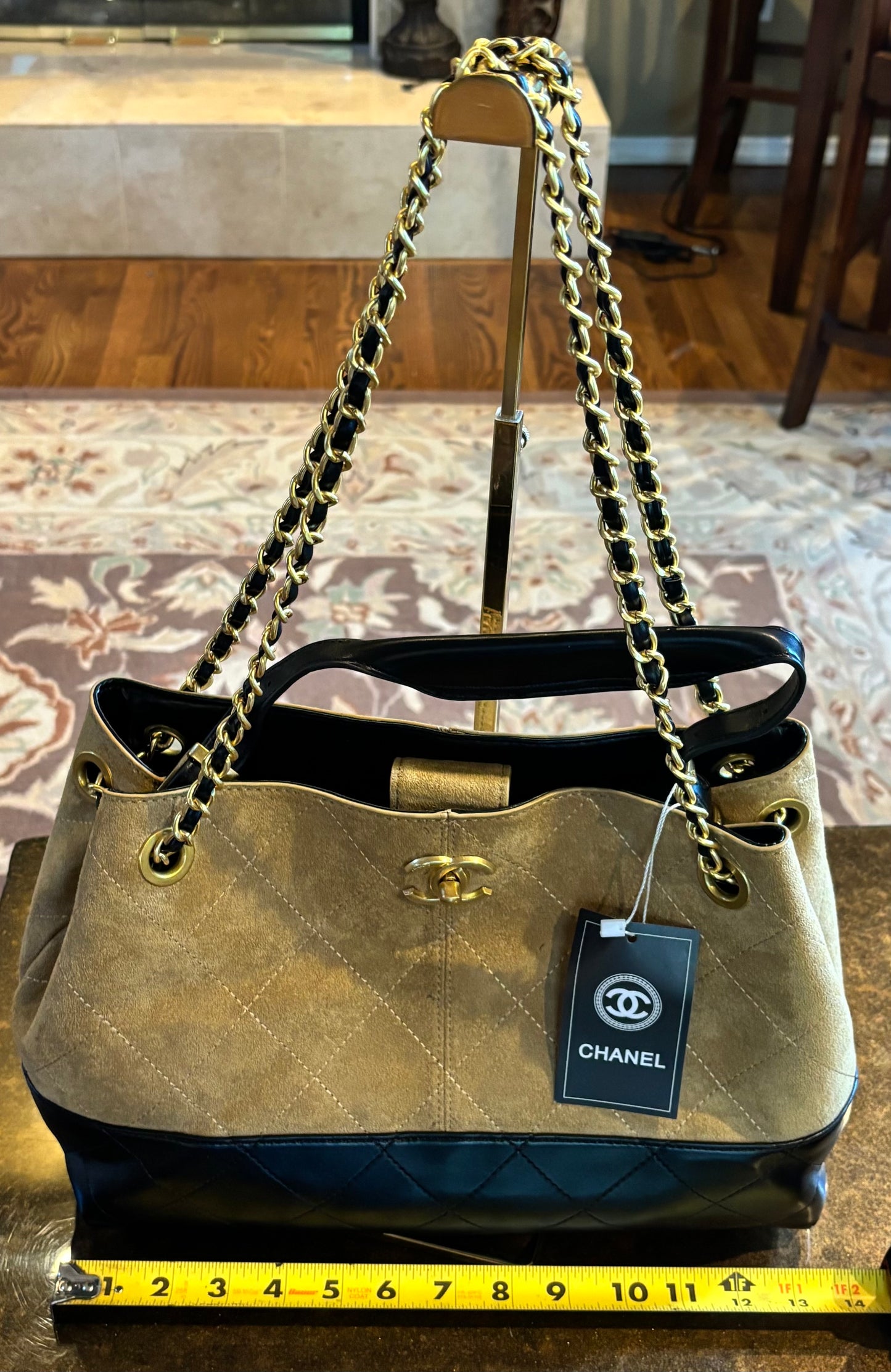 Chanel Suede Shoulder & Crossbody