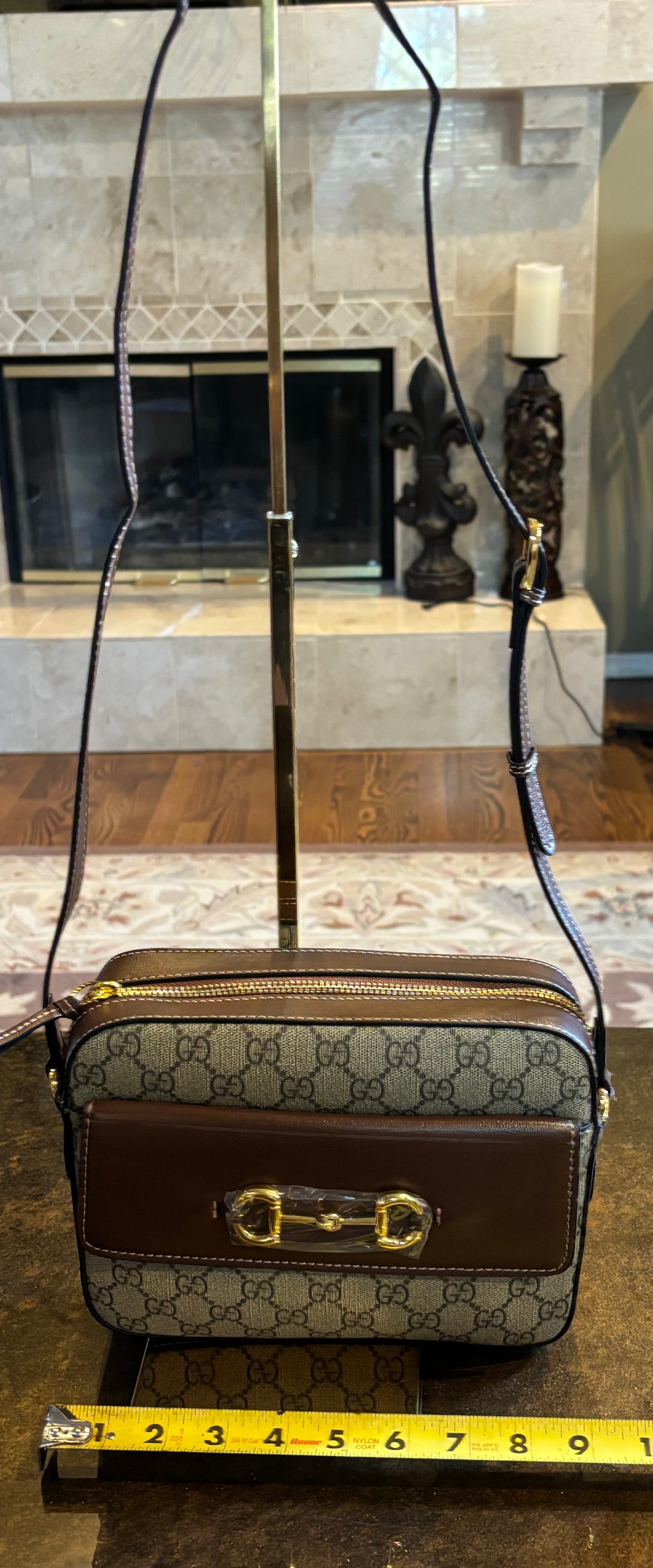 Gucci Brown Mono Crossbody