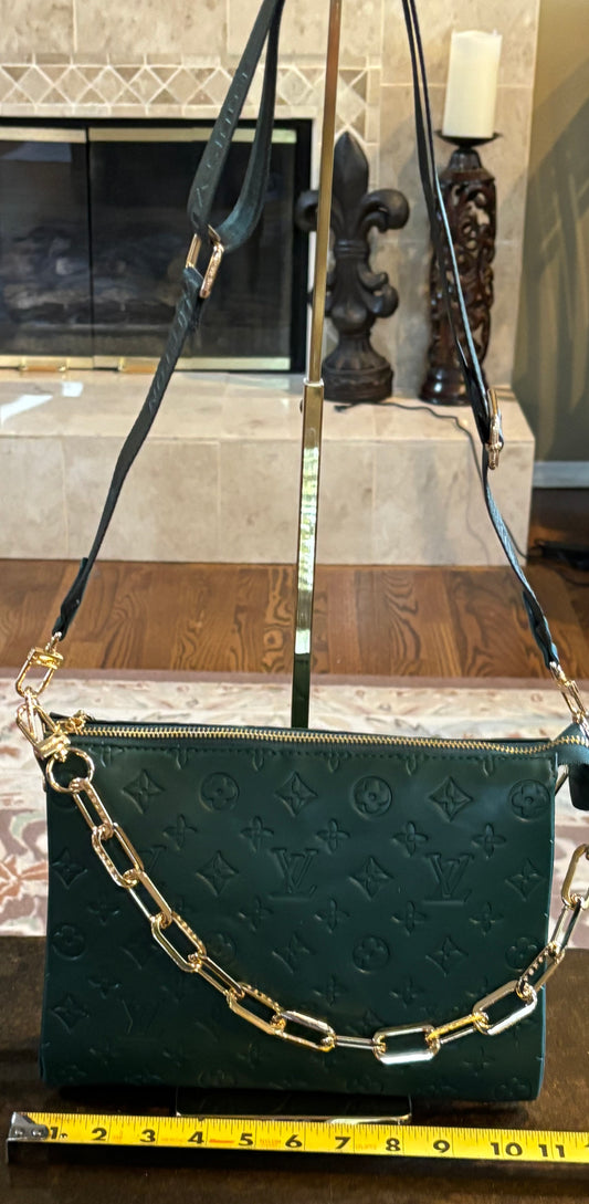 LV Deep Green Coussin