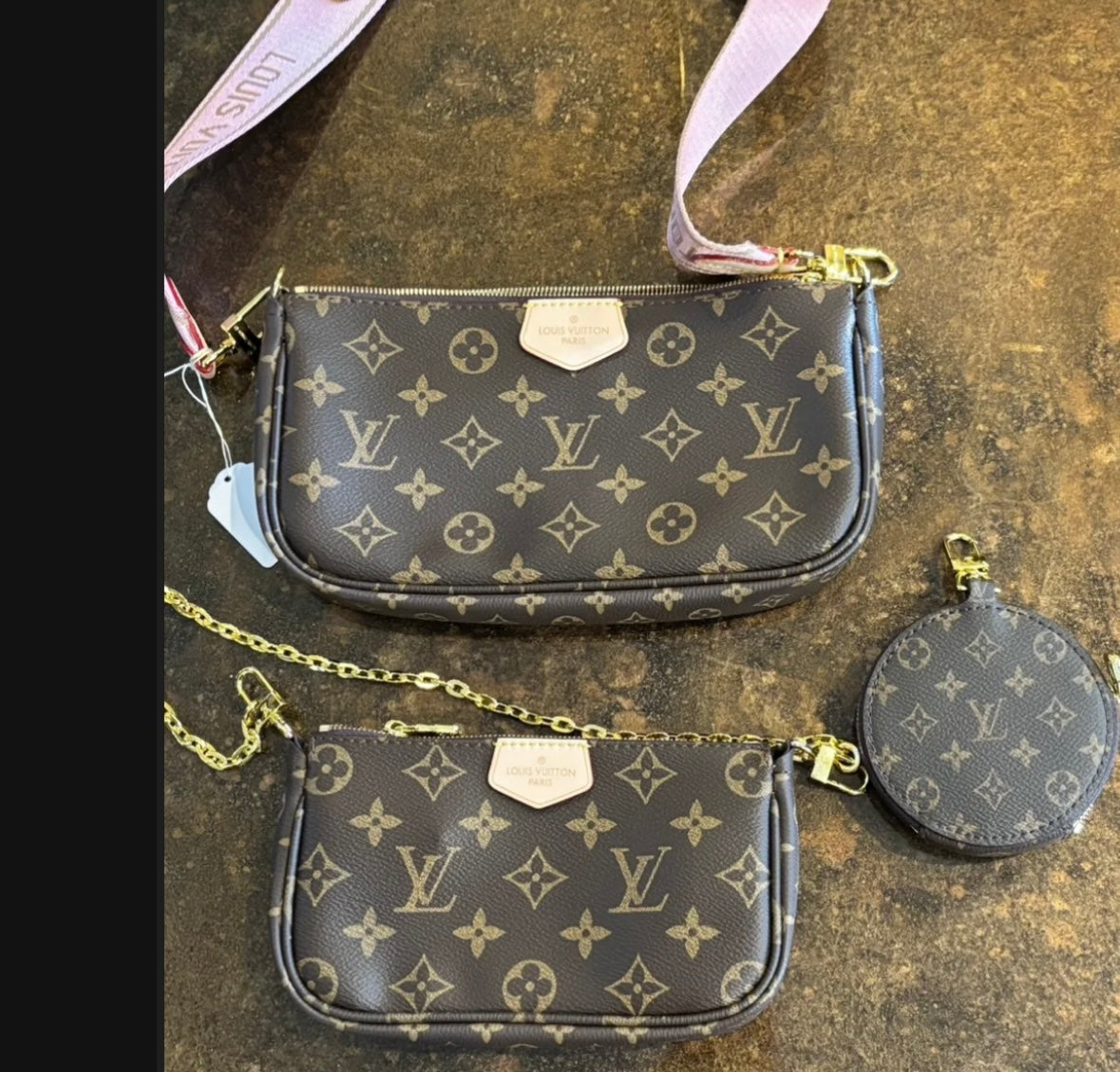 LV Brown Mono 3pc