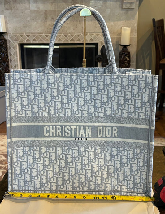 Christian Dior Tote Light Grey