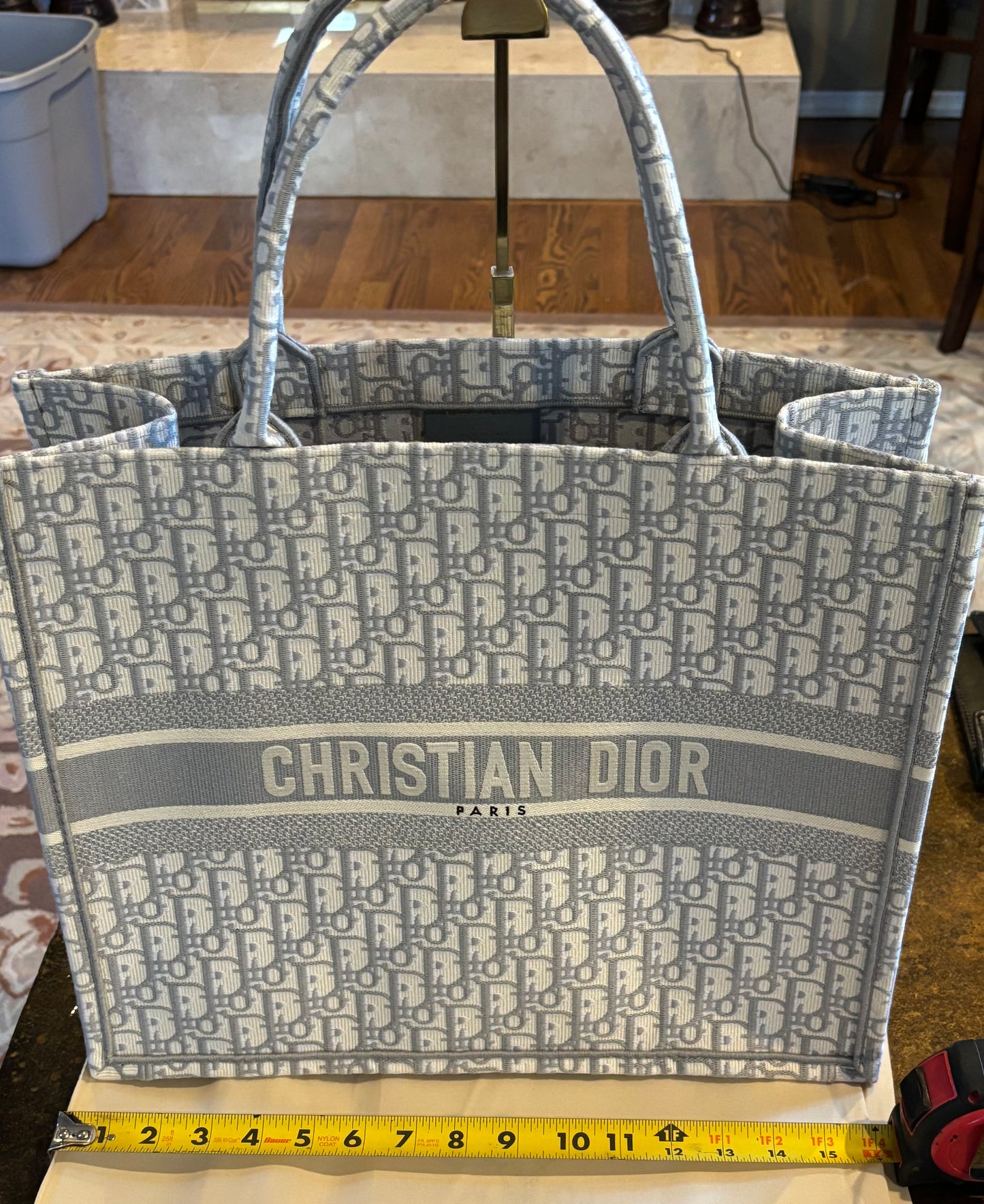 Christian Dior Tote Light Grey