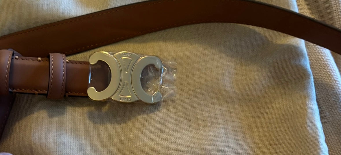 Celine light brown Belt fits 26"-28"