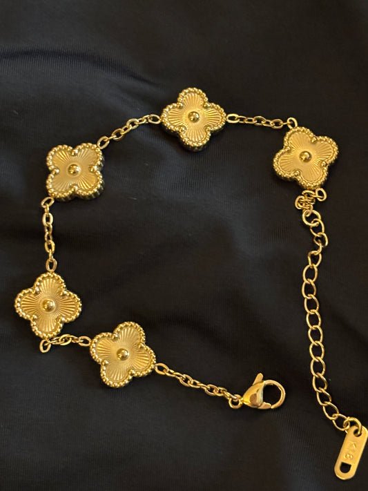 Clover Gold Stainless steel Bracelet 2690