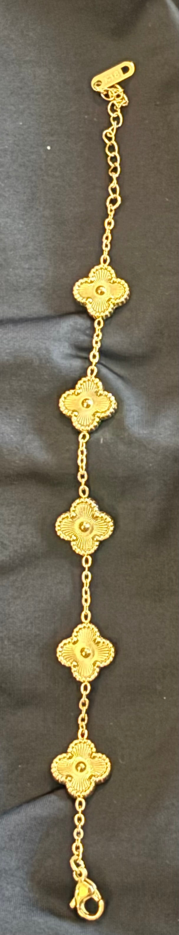 Clover Gold Stainless steel Bracelet 2690