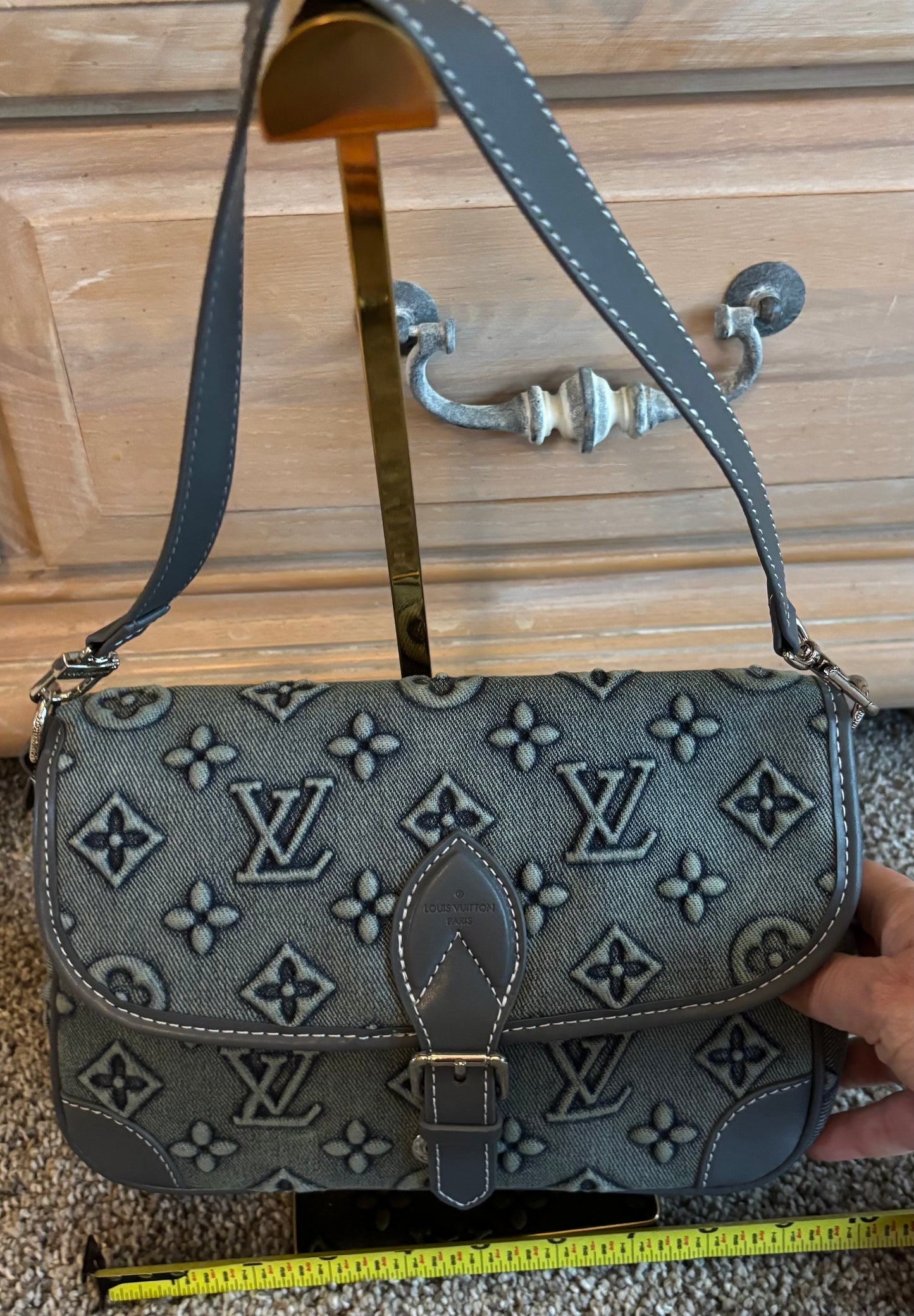 LV Diane Denim Shoulder Bag/Crossbody 2800