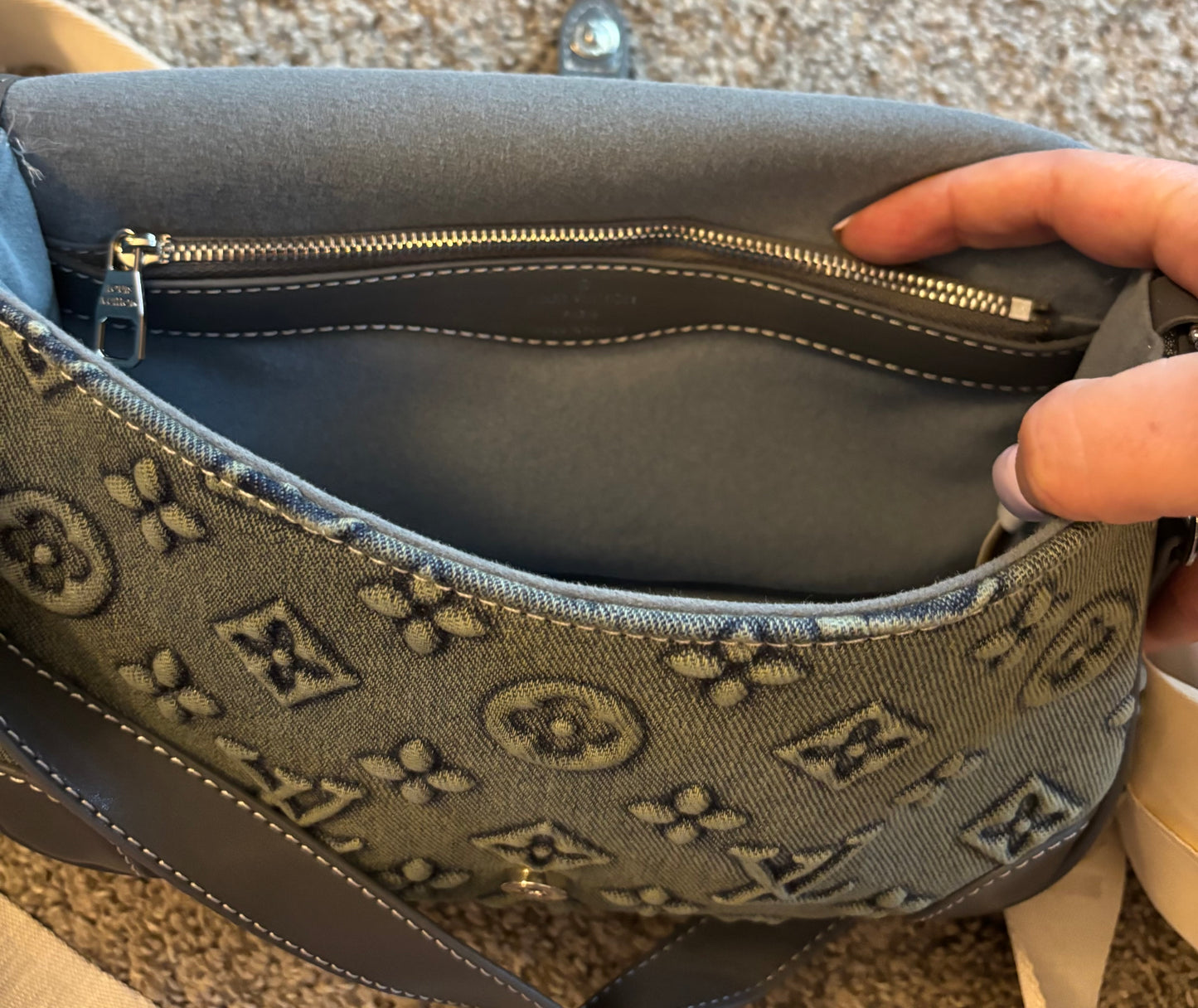 LV Diane Denim Shoulder Bag/Crossbody 2800