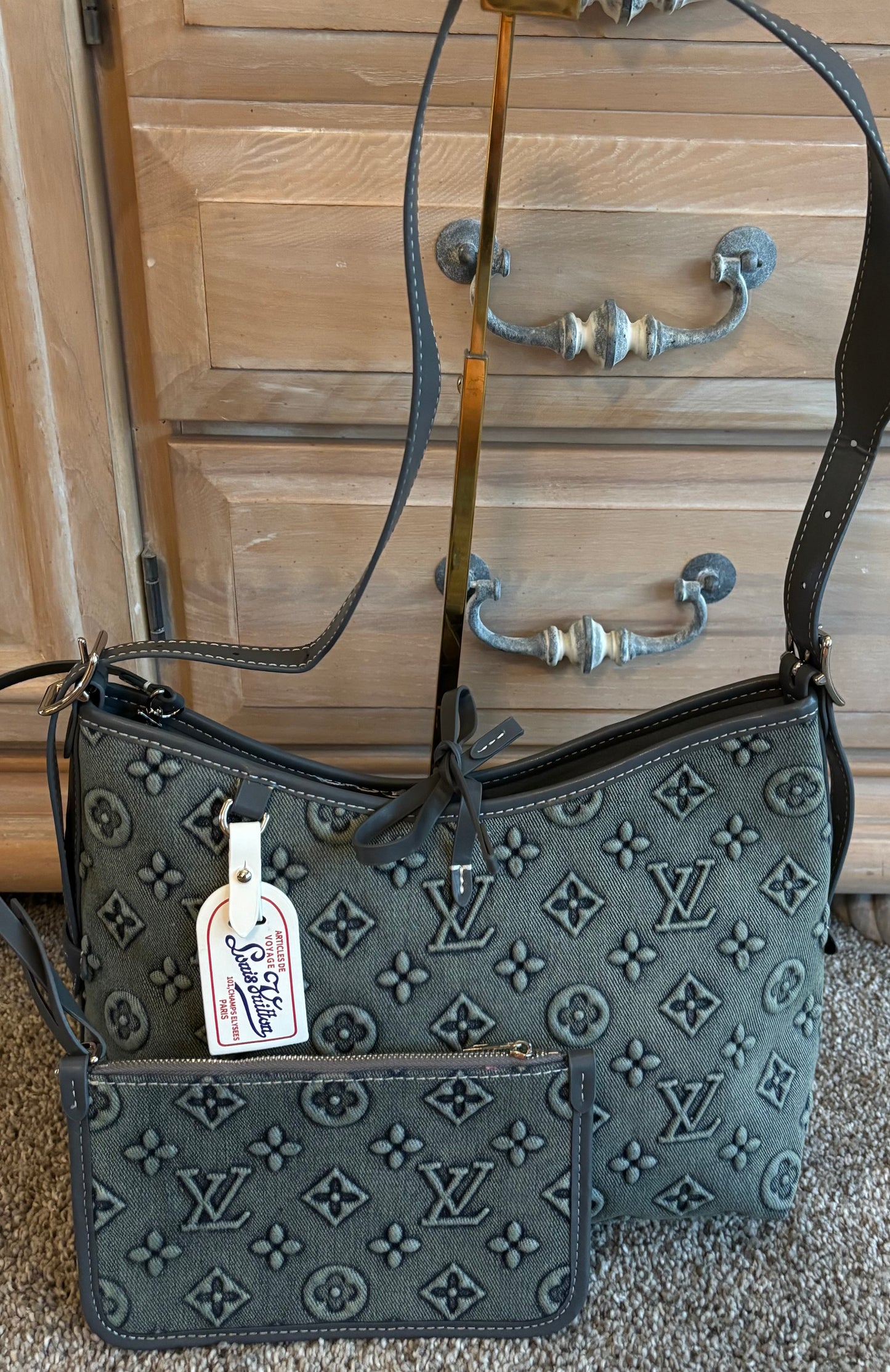 LV Mono Denim CarryAll Bag Sshoulder/Crossbody 2693