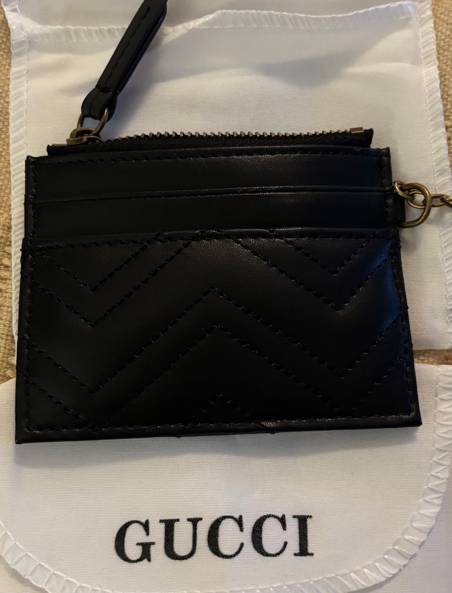 Gucci Black Zippered Keypouch