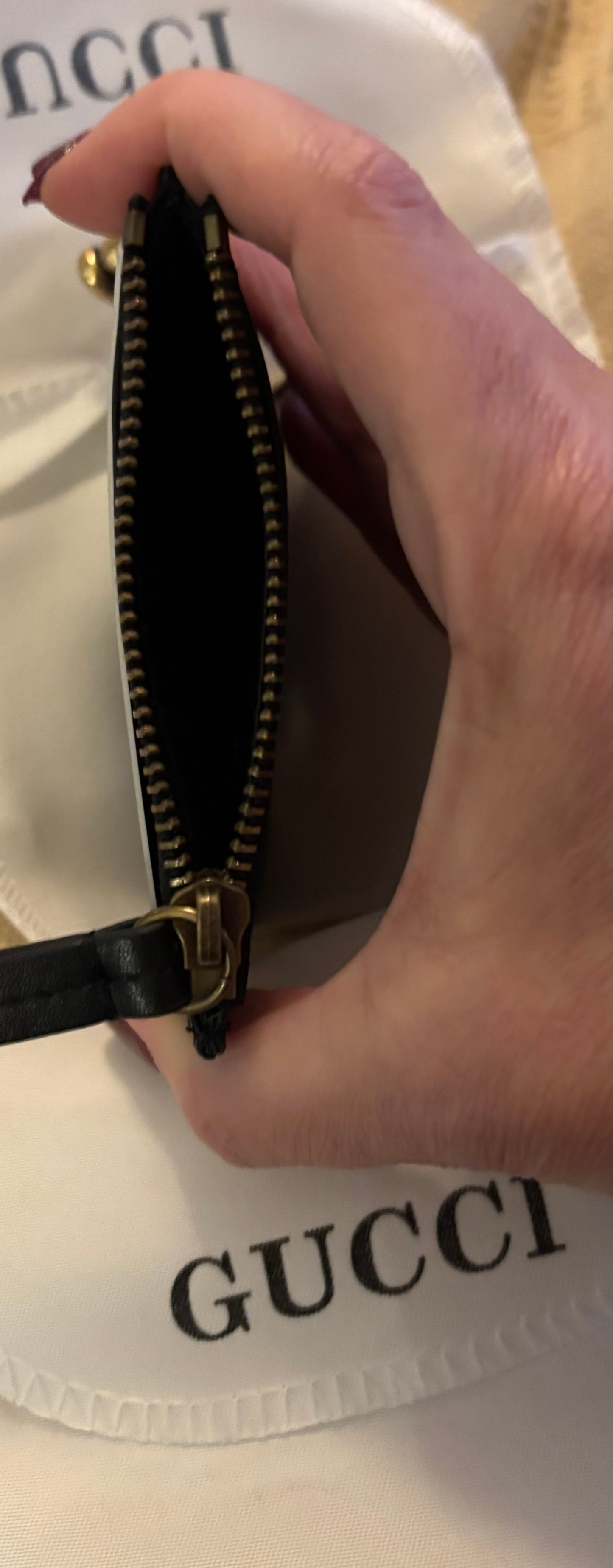 Gucci Black Zippered Keypouch