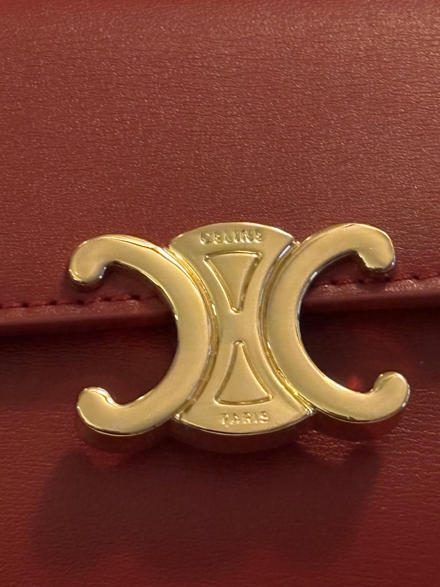 Celine Snap Wallet Light Brown