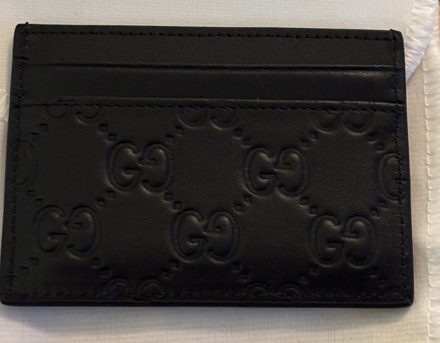 Gucci Black Leather Cardholder