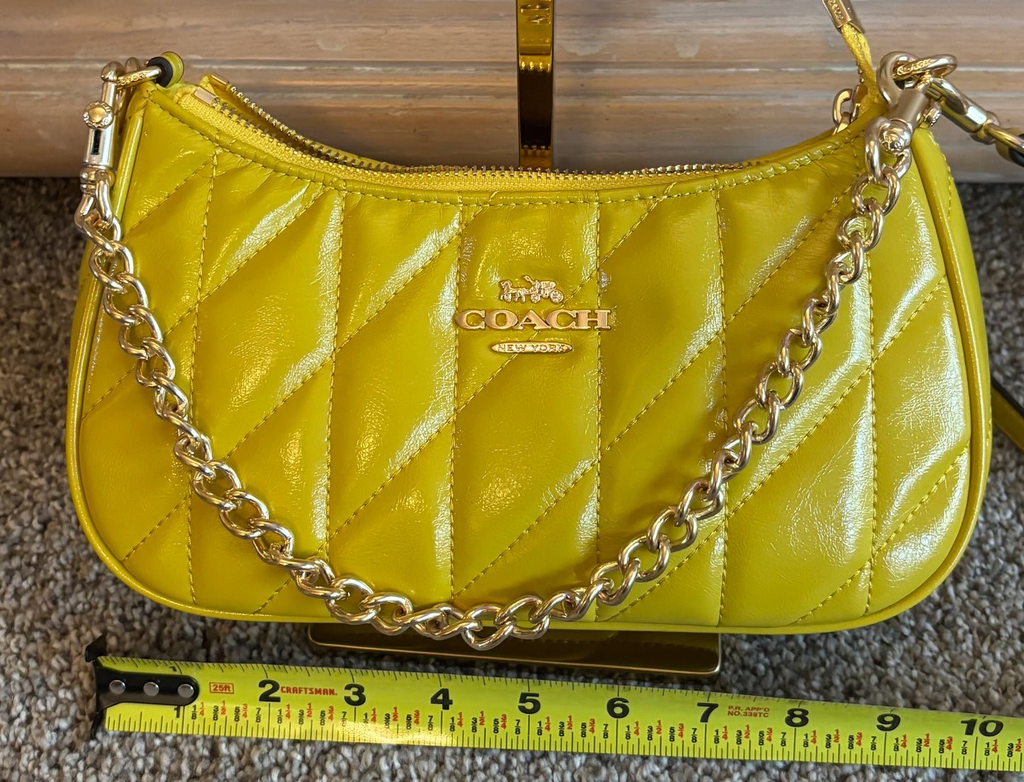 Coach Yellow Crossbody/Shoulder Bag 2695
