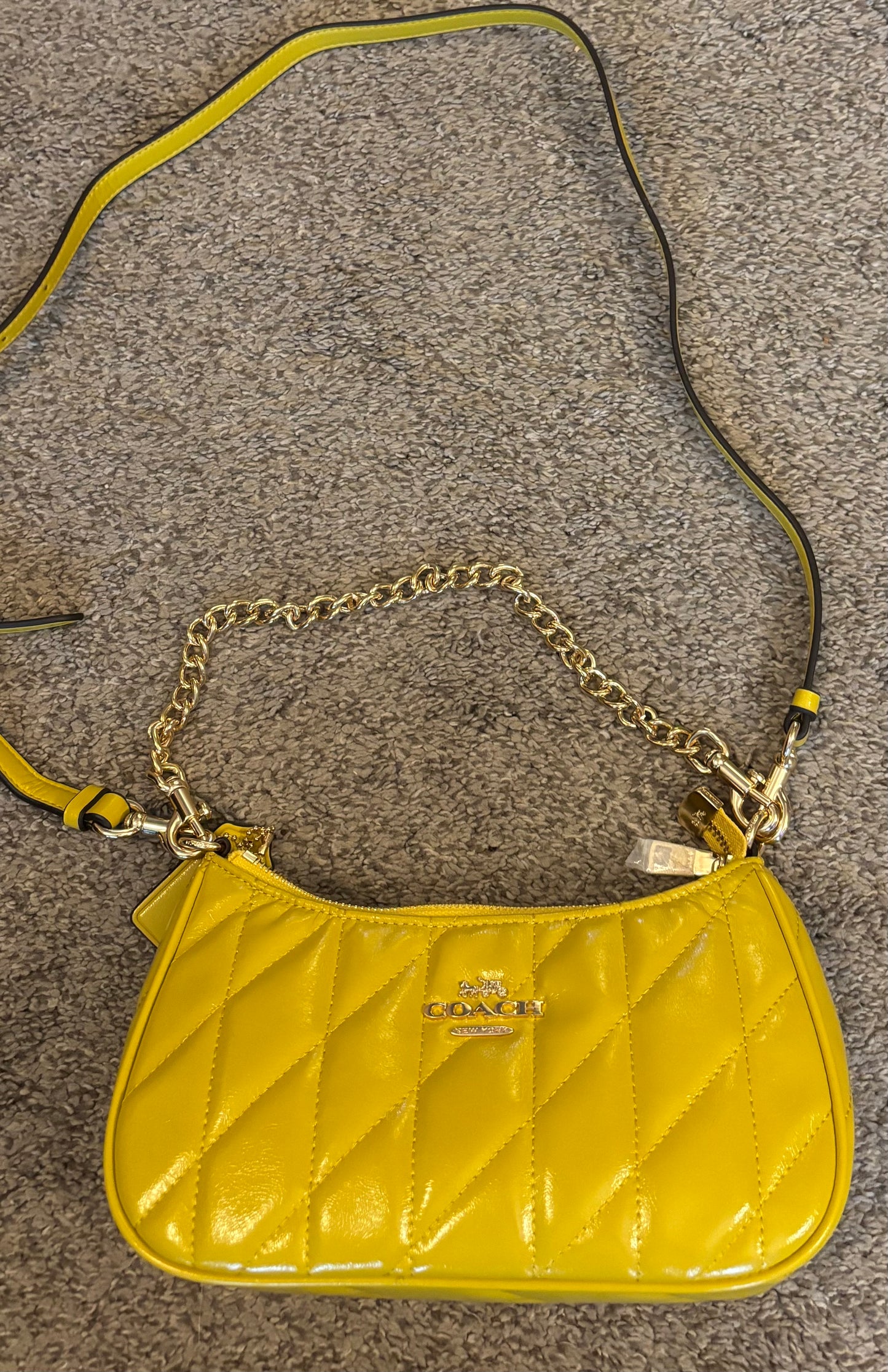 Coach Yellow Crossbody/Shoulder Bag 2695