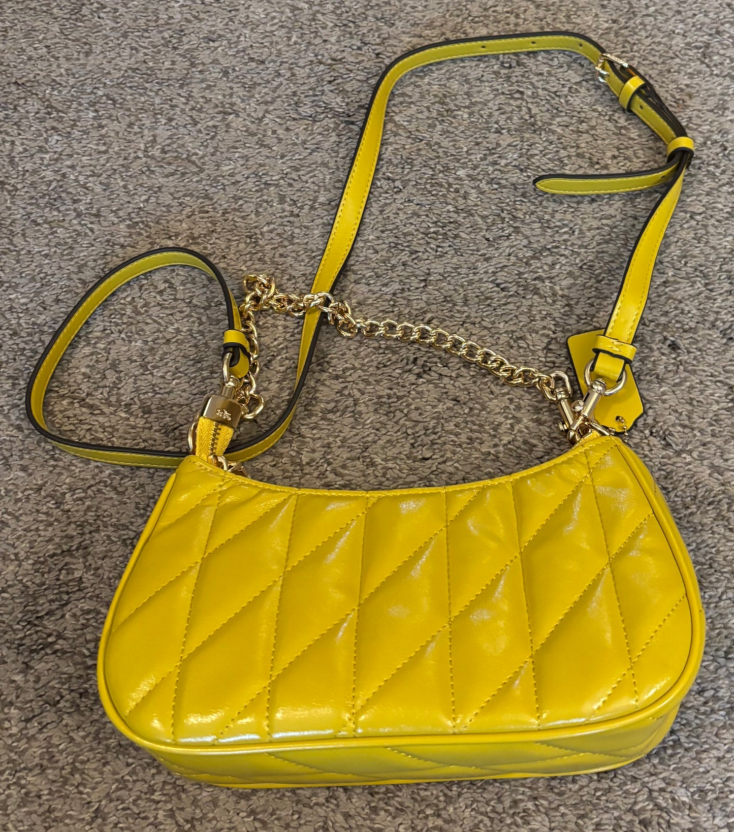Coach Yellow Crossbody/Shoulder Bag 2695