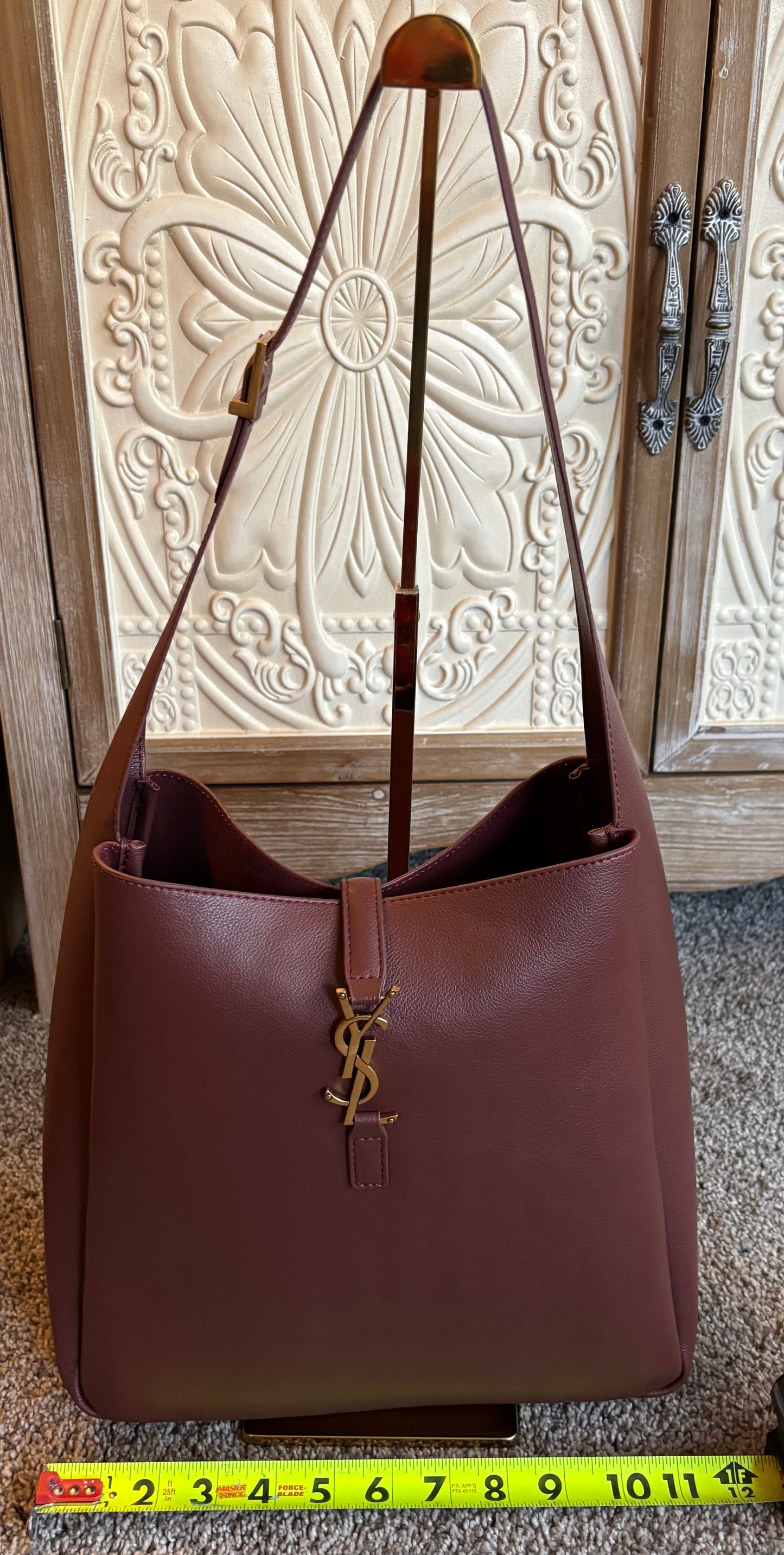YSL Brown Leather Shoulder bag