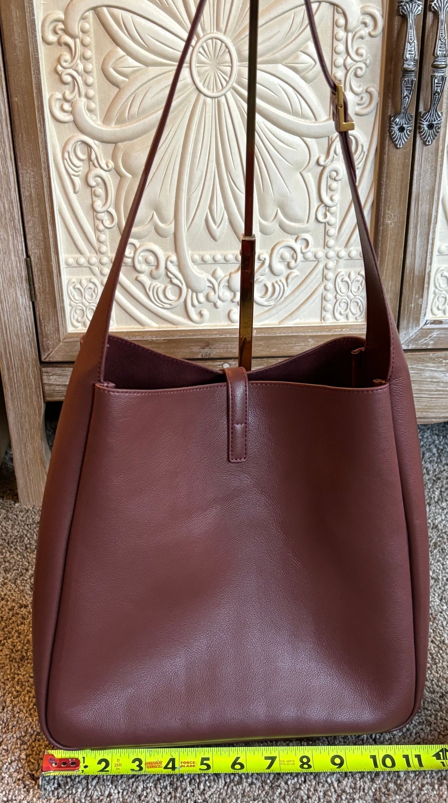 YSL Brown Leather Shoulder bag