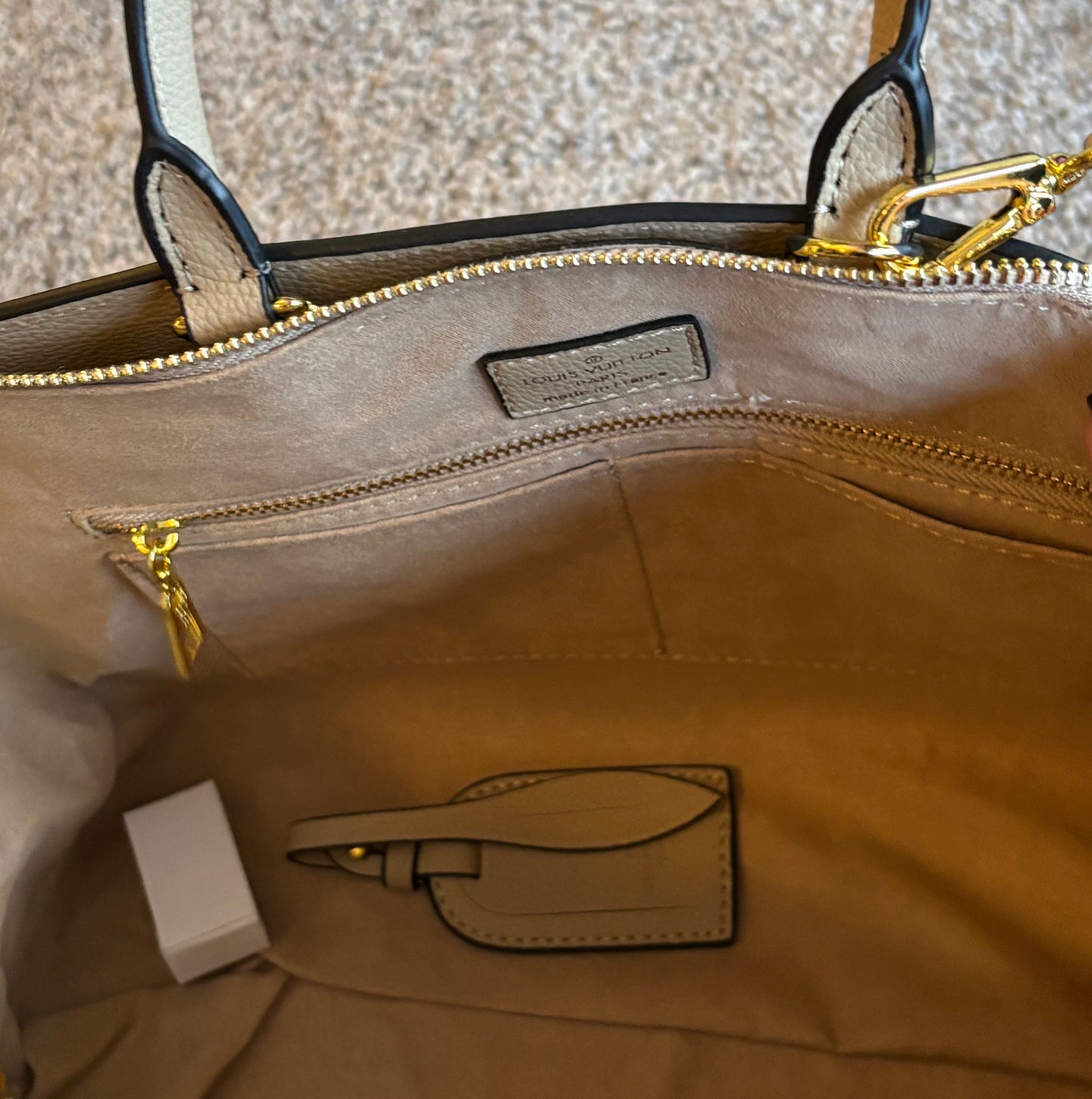 LV Tan Double Handle/Crossbody