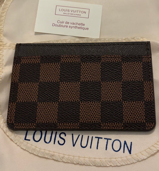 LV Brown Damier Cardholder