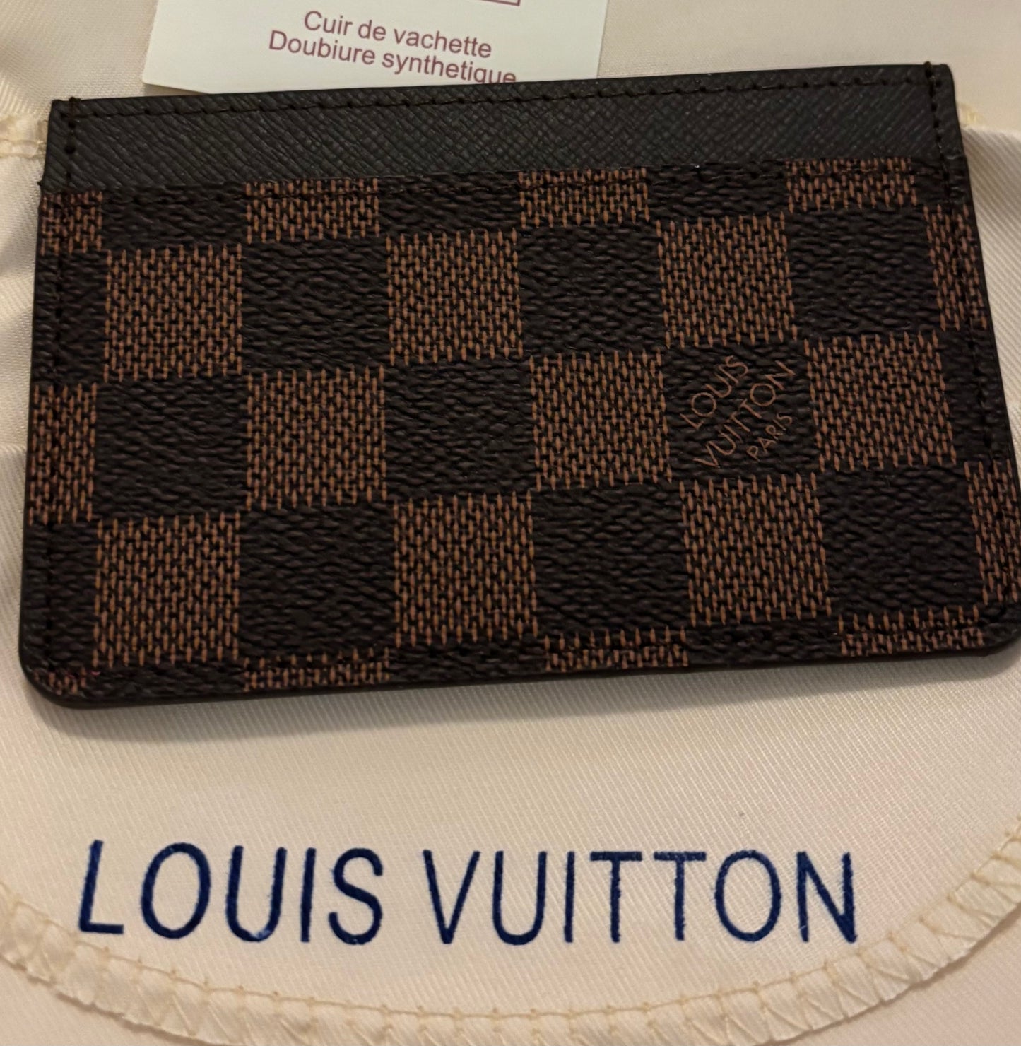 LV Brown Damier Cardholder