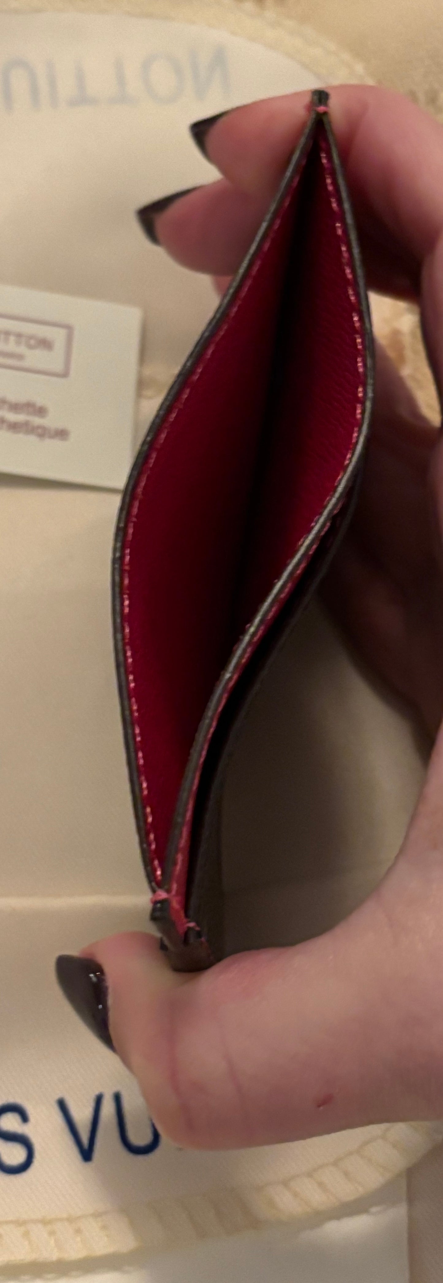 LV Mono & Black Cardholder