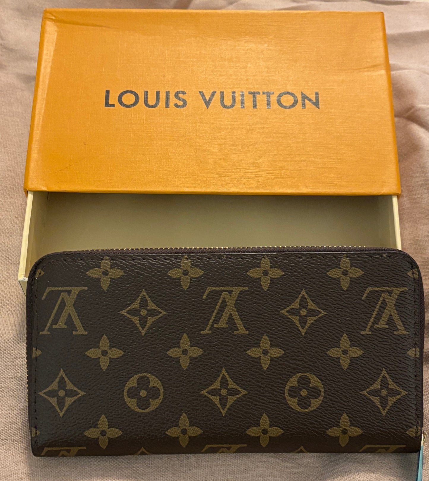 LV Mono Large Zippered Wallet