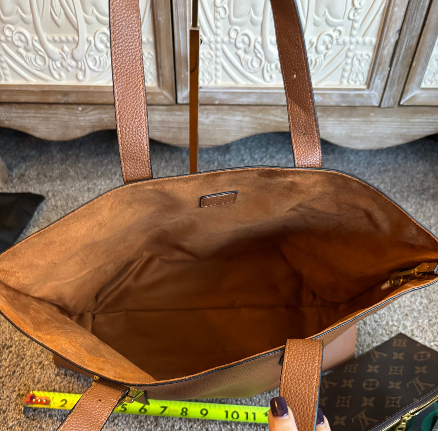 LV Light Brown Tote