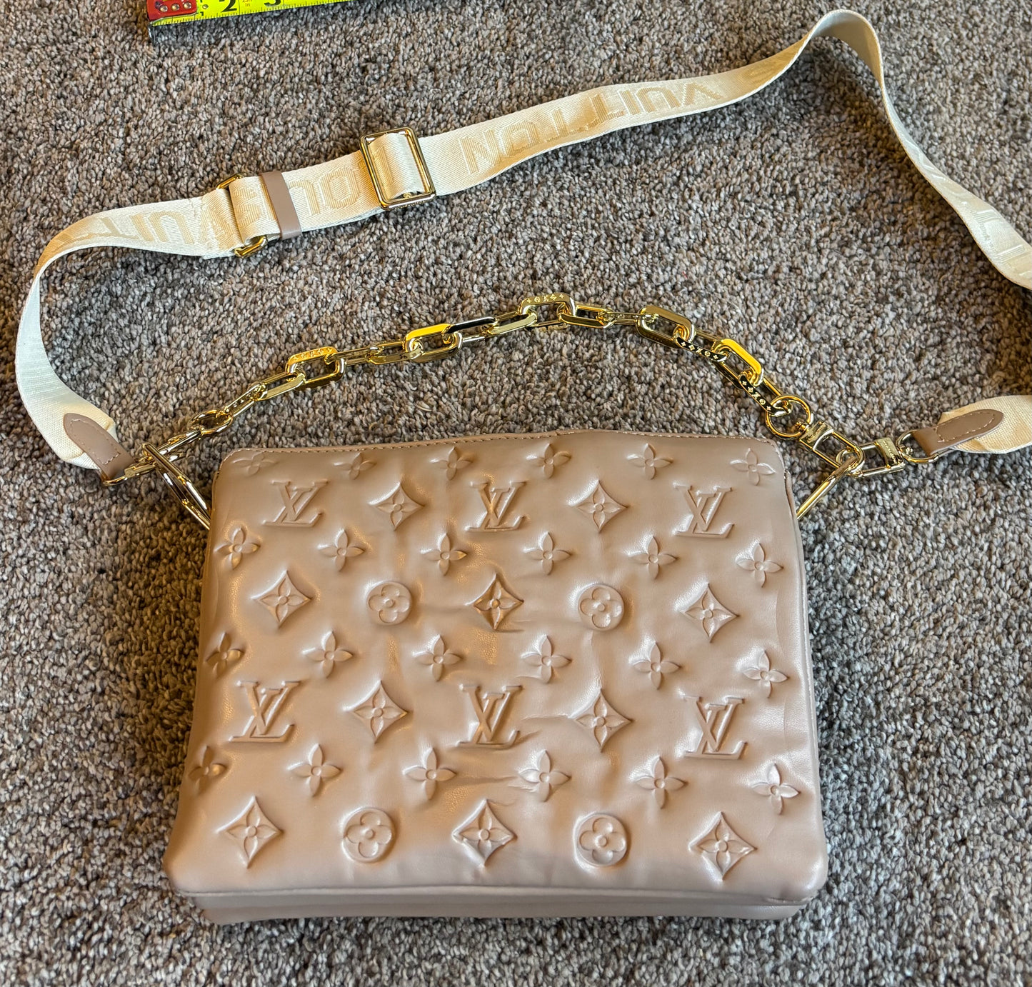 LV Light Tan Coussin Crossbody