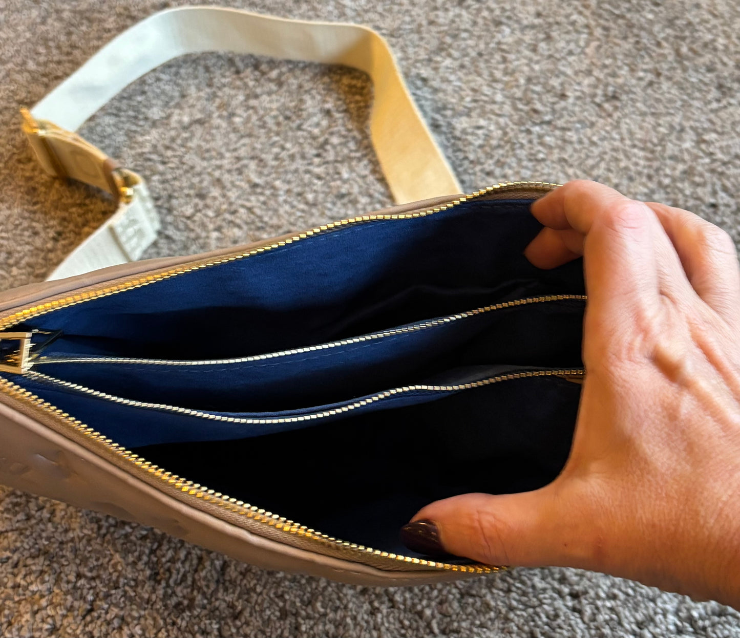 LV Light Tan Coussin Crossbody