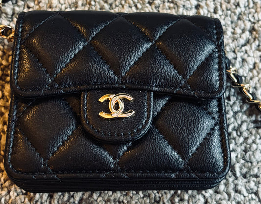 Chanel Black Wallet on a Chain Crossbody