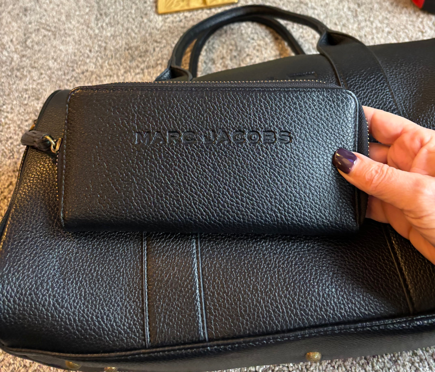 Marc Jacobs Black Small Duffle Bag