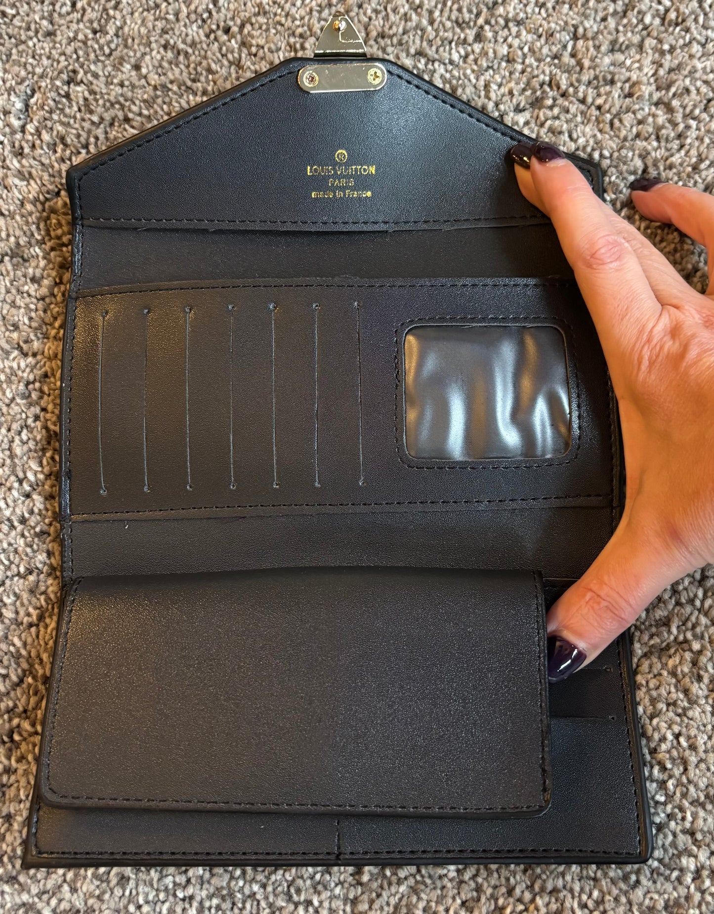 LV Large Denim Wallet