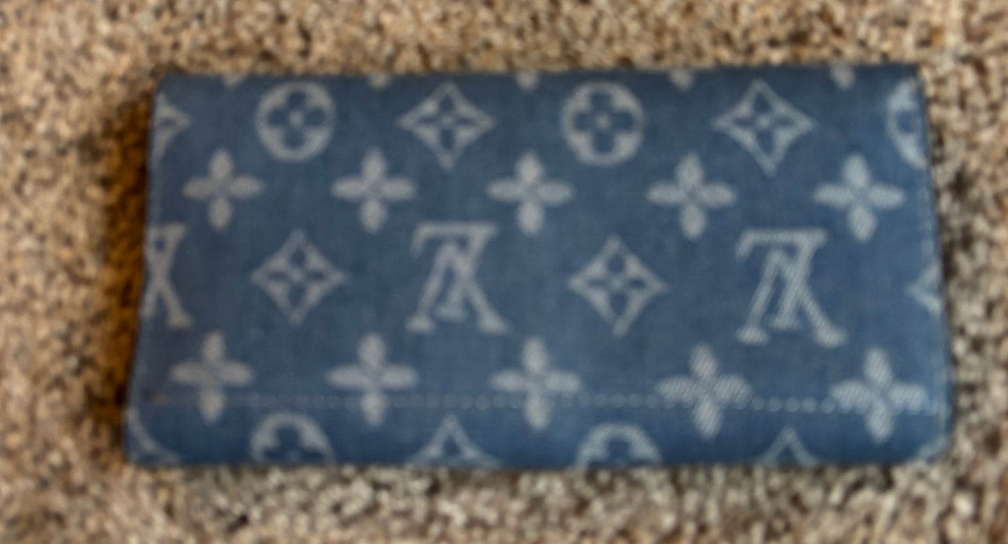LV Large Denim Wallet