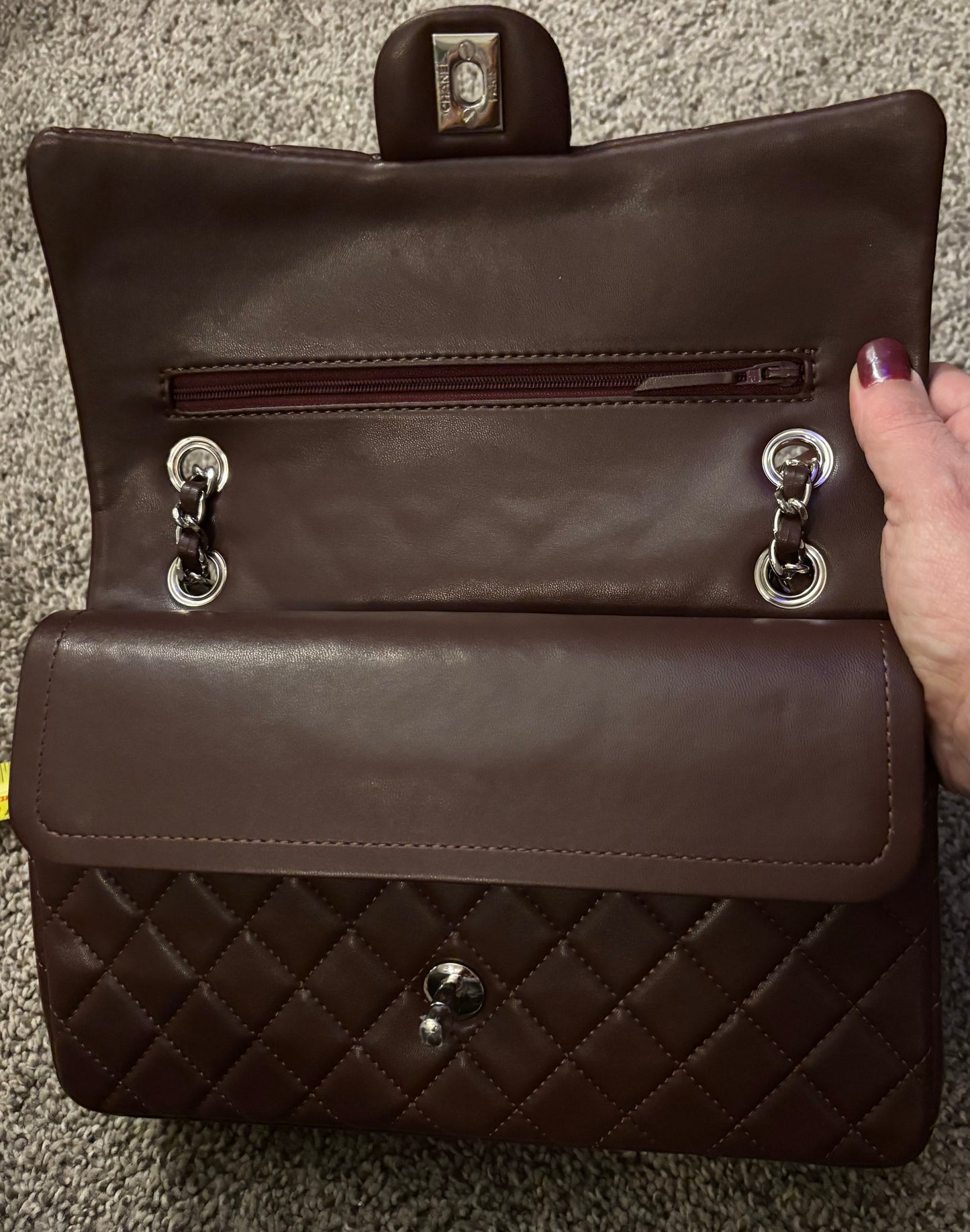 Chanel Burgundy Shoulder/Crossbody 2503