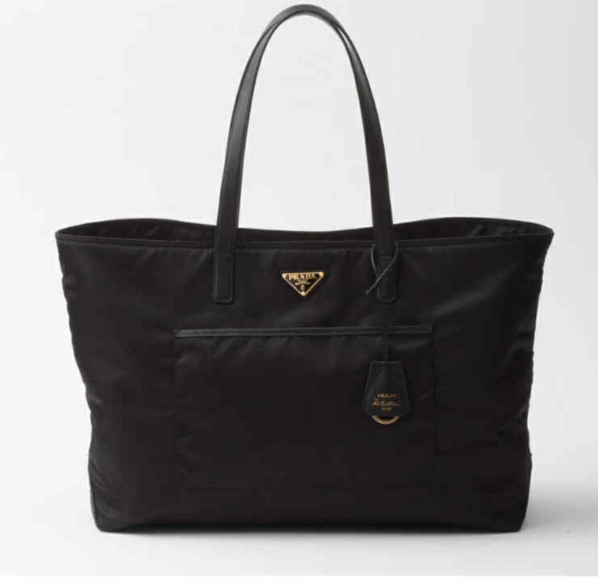 Prada Black Nylon Tote Bag 2501