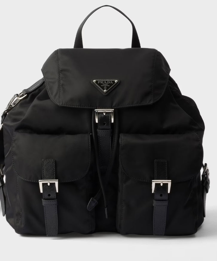 Prada Black Nylon Backpack 2308