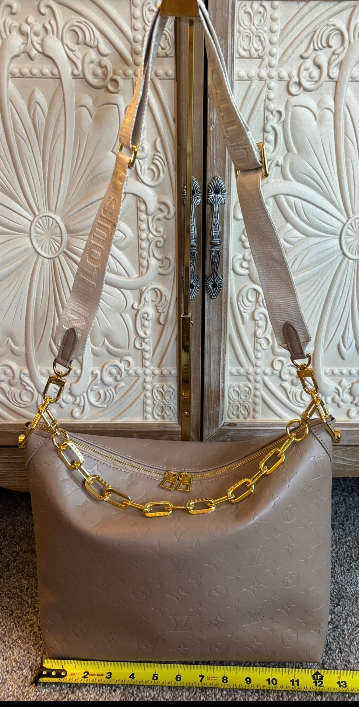 LV Tan Coussin Hobo Shoulder/Crossbody