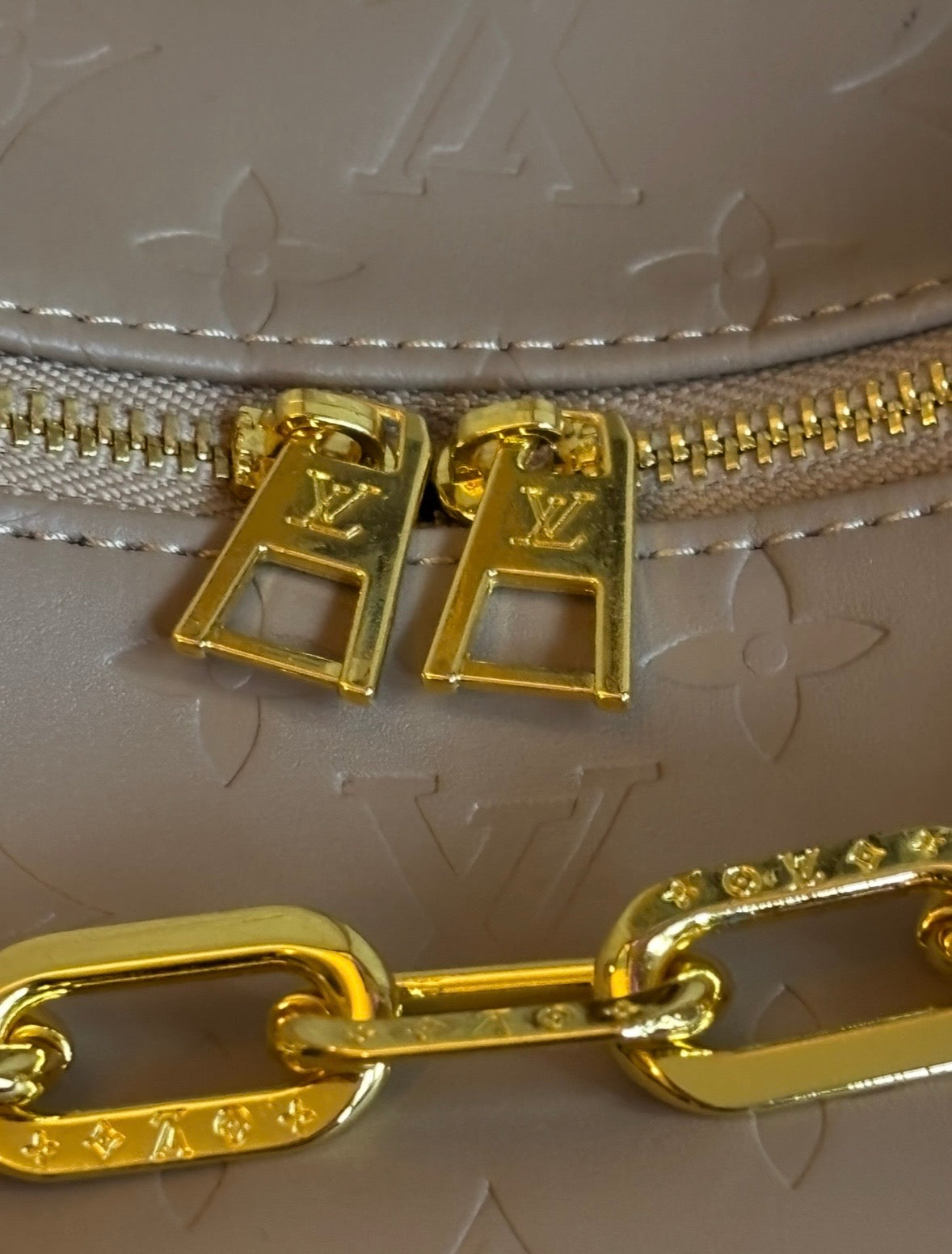 LV Tan Coussin Hobo Shoulder/Crossbody