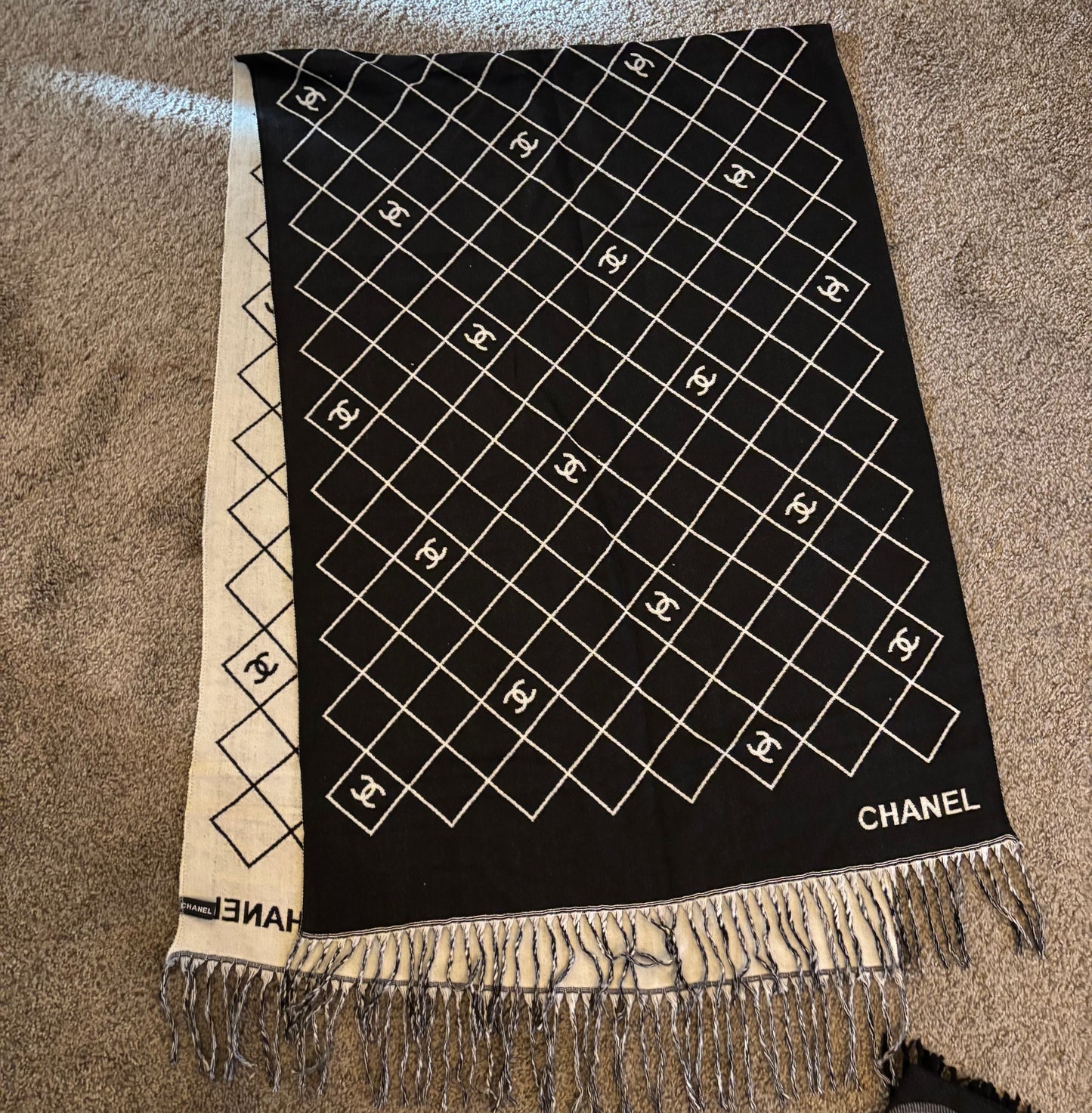 Chanel Scarf 72" Long