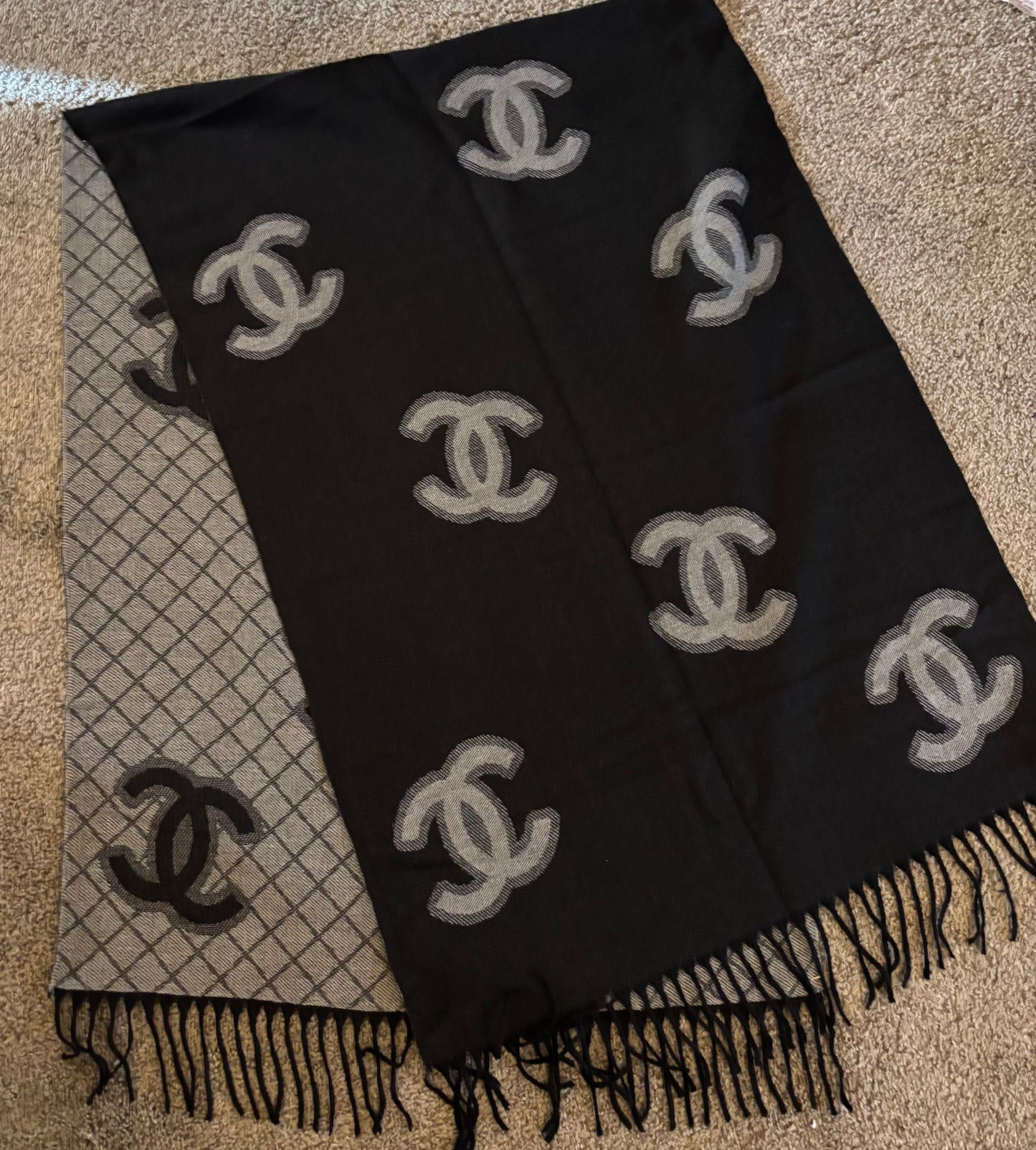 Chanel Scarf 72" Long