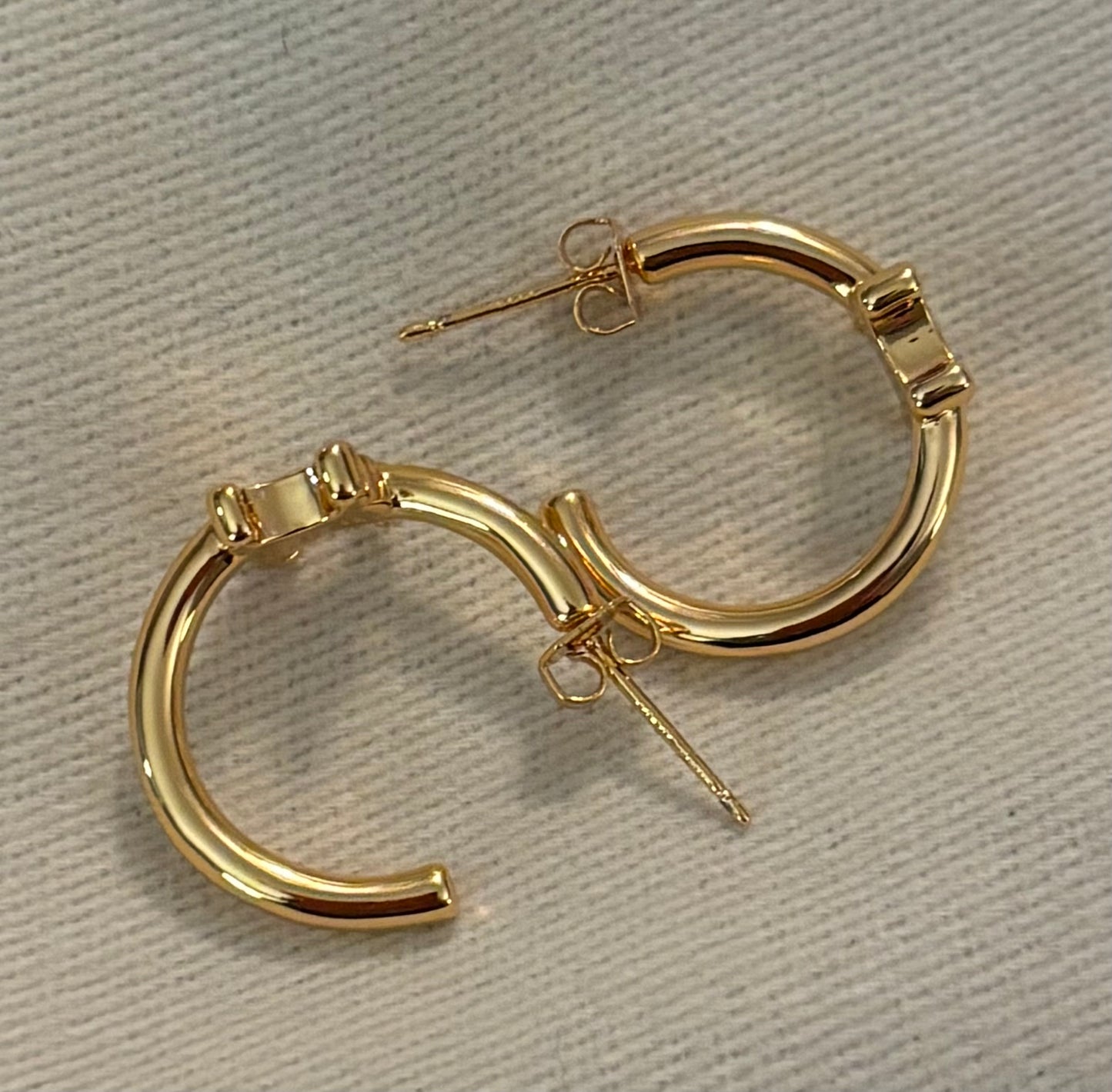 Celine Gold Hoop Earrings