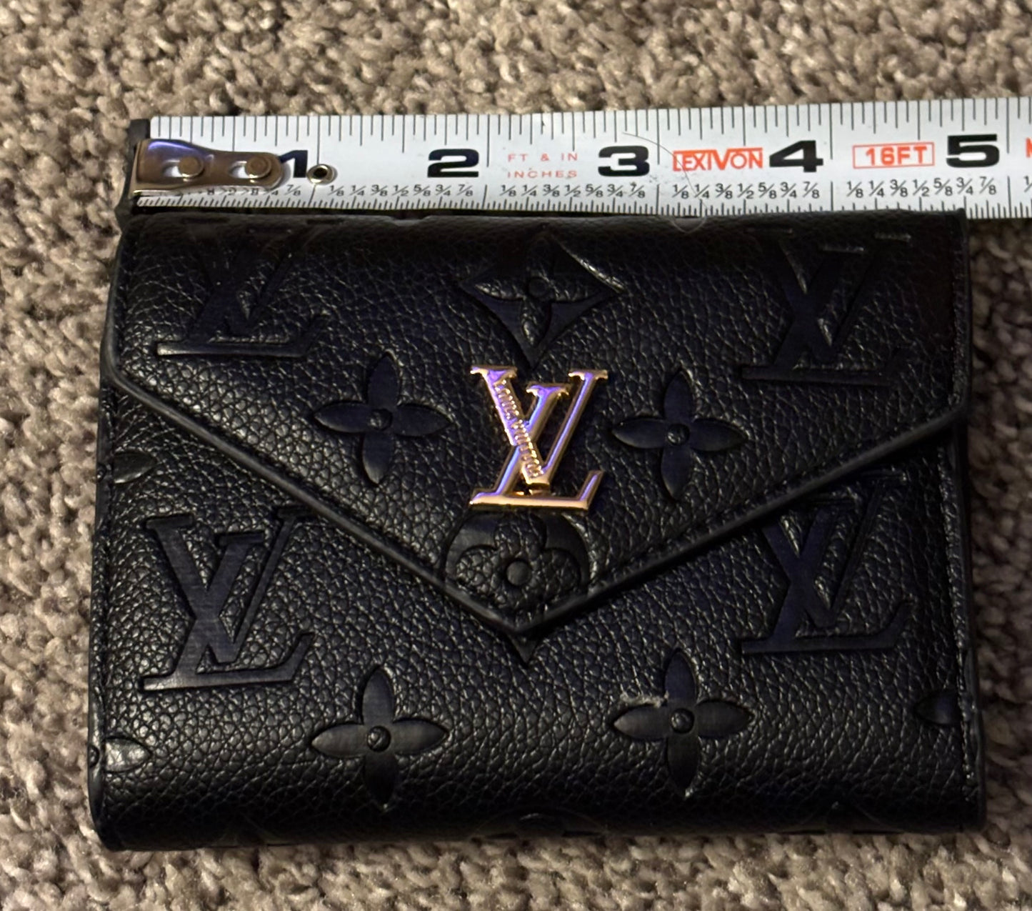 LV Black Mono Small Wallet 2320