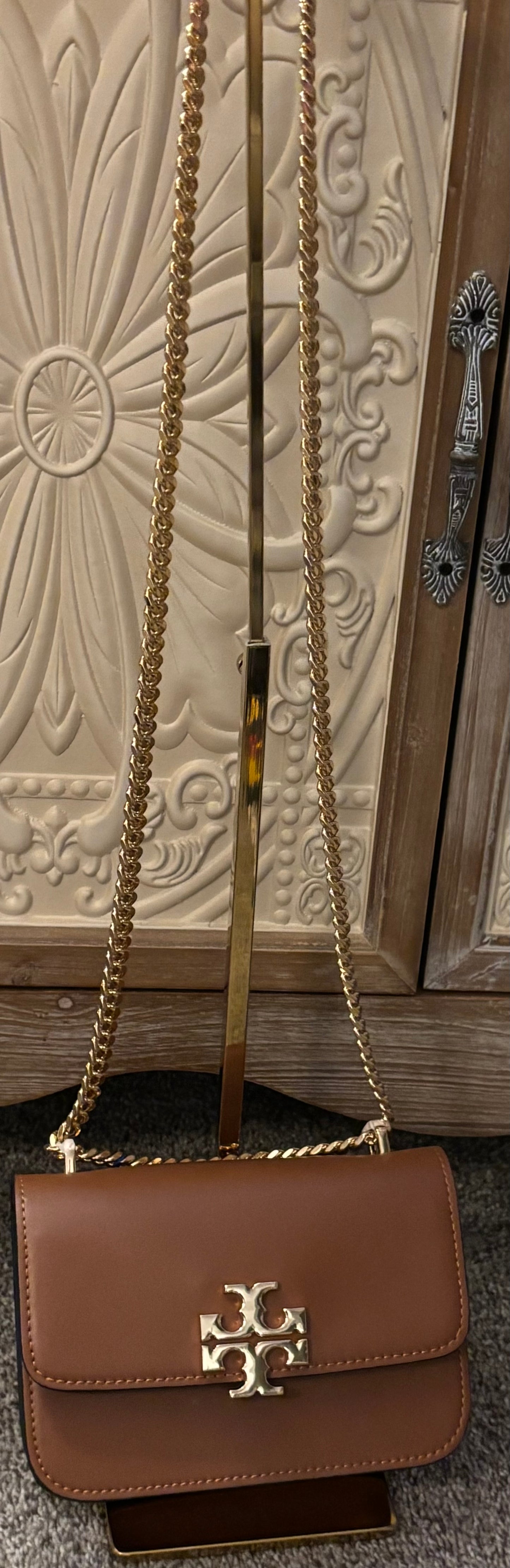 Tory Burch Brown/Gold Hardware Crossbody 2316