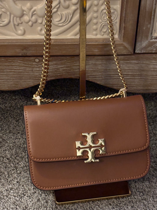 Tory Burch Brown/Gold Hardware Crossbody 2316