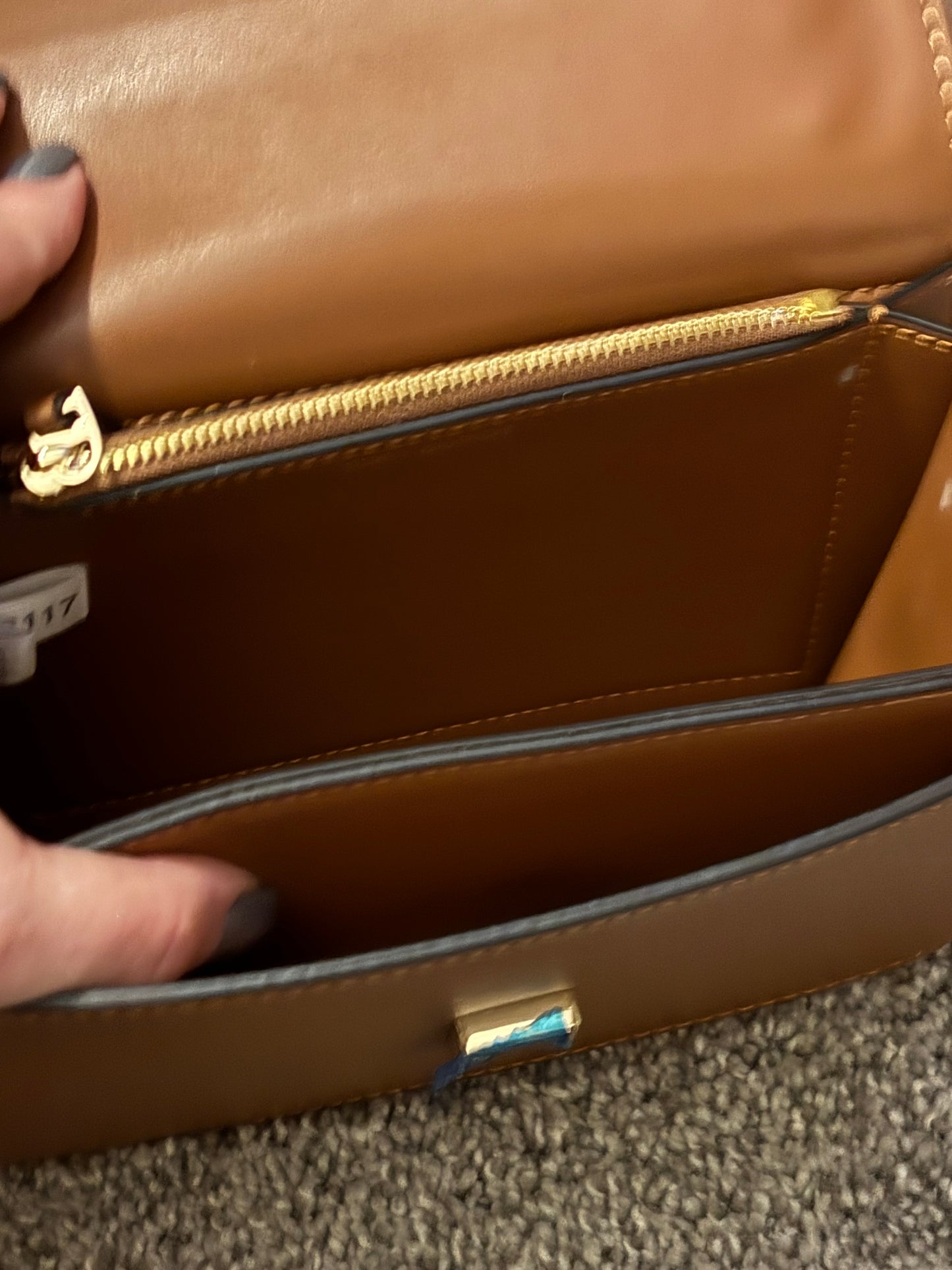 Tory Burch Brown/Gold Hardware Crossbody 2316