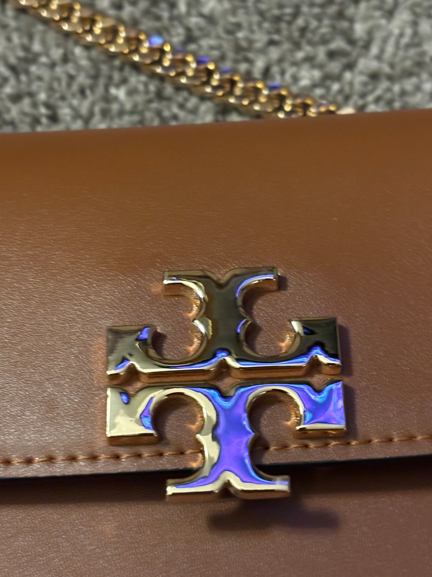 Tory Burch Brown/Gold Hardware Crossbody 2316