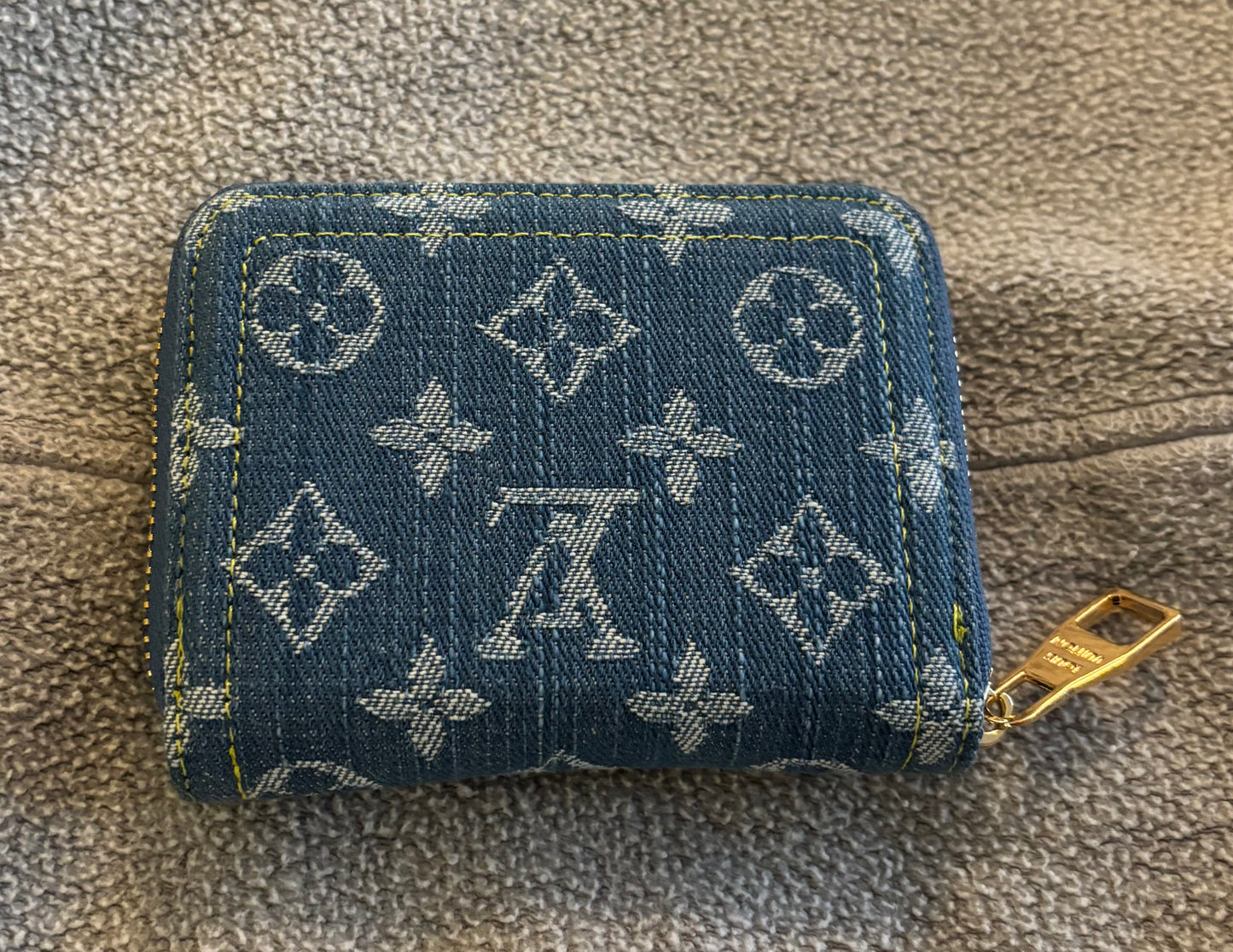 LV Small Denim Wallet 2319