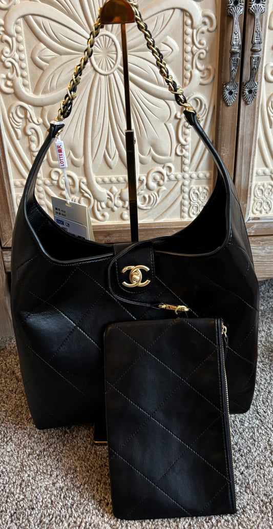 Chanel Black Gold hardware 2322