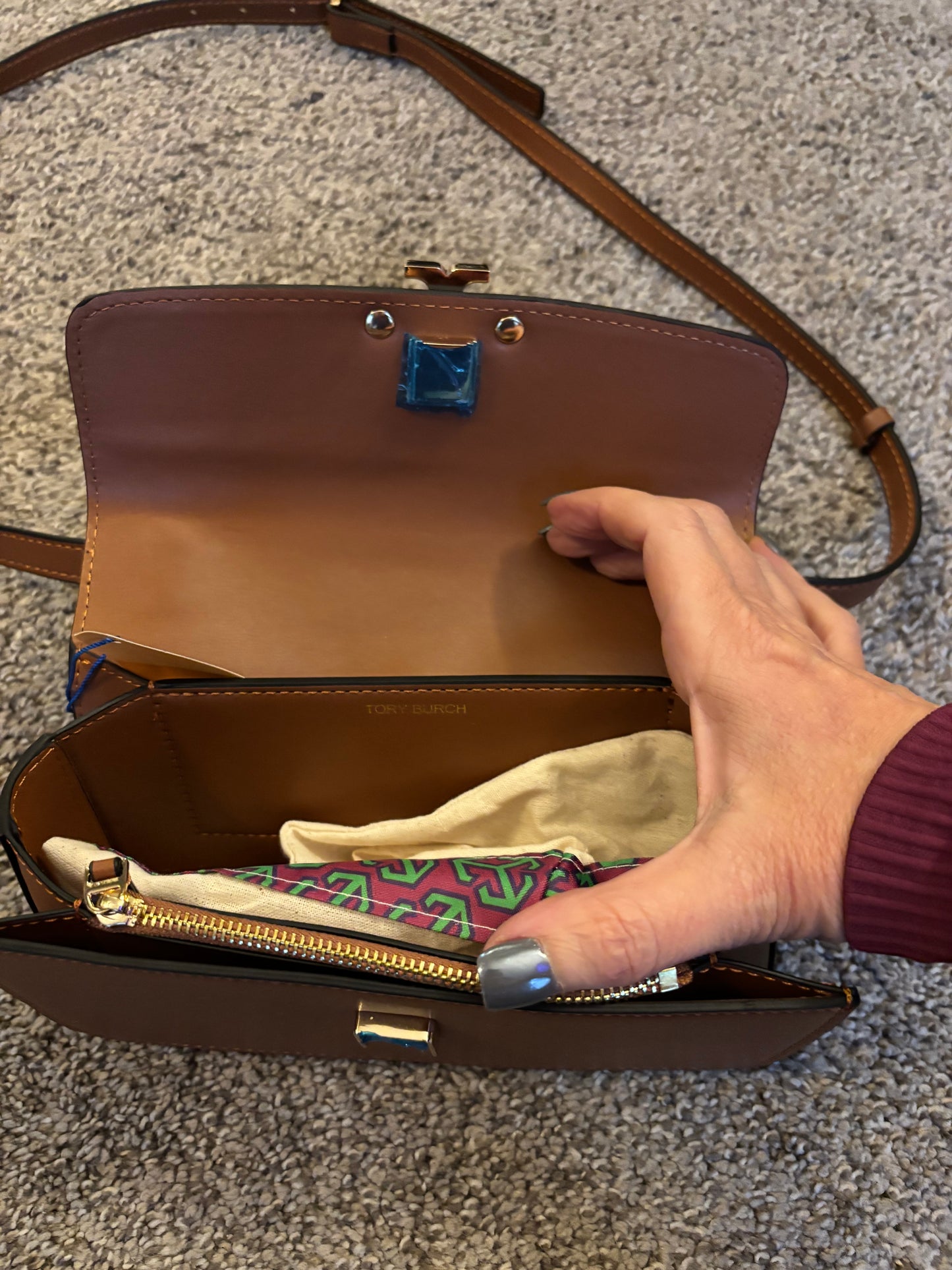 Tory Burch Shoulder/Crossbody Gold hardware