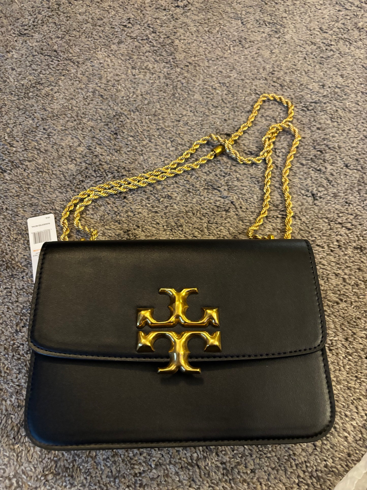 Tory Burch Shoulder/Crossbody Black Gold Hardware 2326